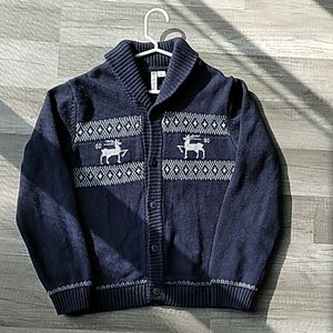 Jaine and Jack navy cardigan (boys size 12)